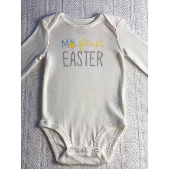 CARTER’S  3M BABY Chick “MY 1ST EASTER” Bodysuit - Picture 2 of 8